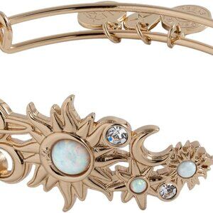 In-Line Arrow Bangle Brass Gold Nickel-Free Eco Friendly Stylish Accessory